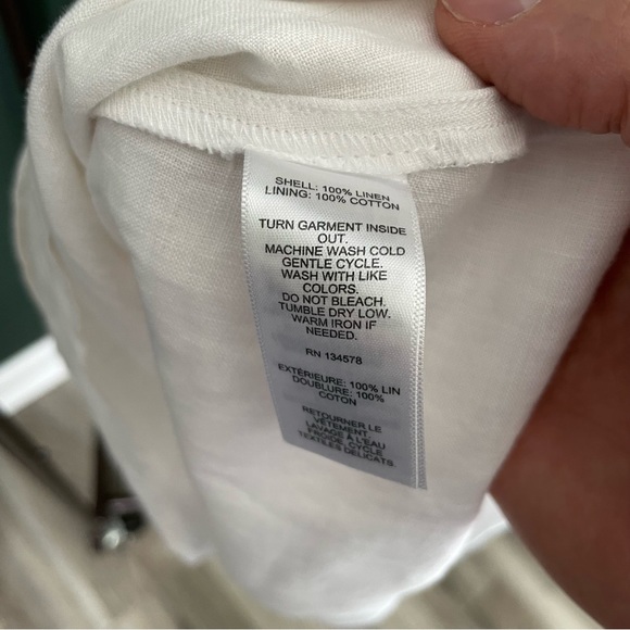 Vineyard Vines Linen Pintuck Mini Dress Size XS - Picture 6 of 6